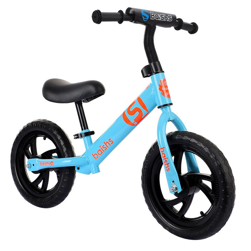 Children'S Balance Scooter 2 to 6-Year-Old Children'S Scooter 12 Inch Non-Pedal Sliding Bike for Kids 12 Inch Kid Bike