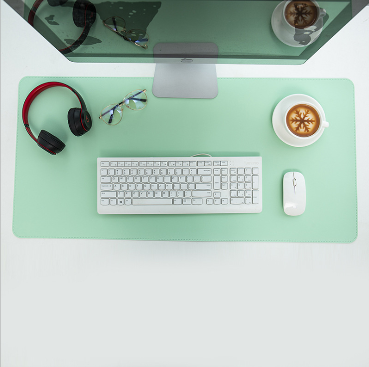 30*60CM Waterproof PU Leather Suede Gamer Desk Mat