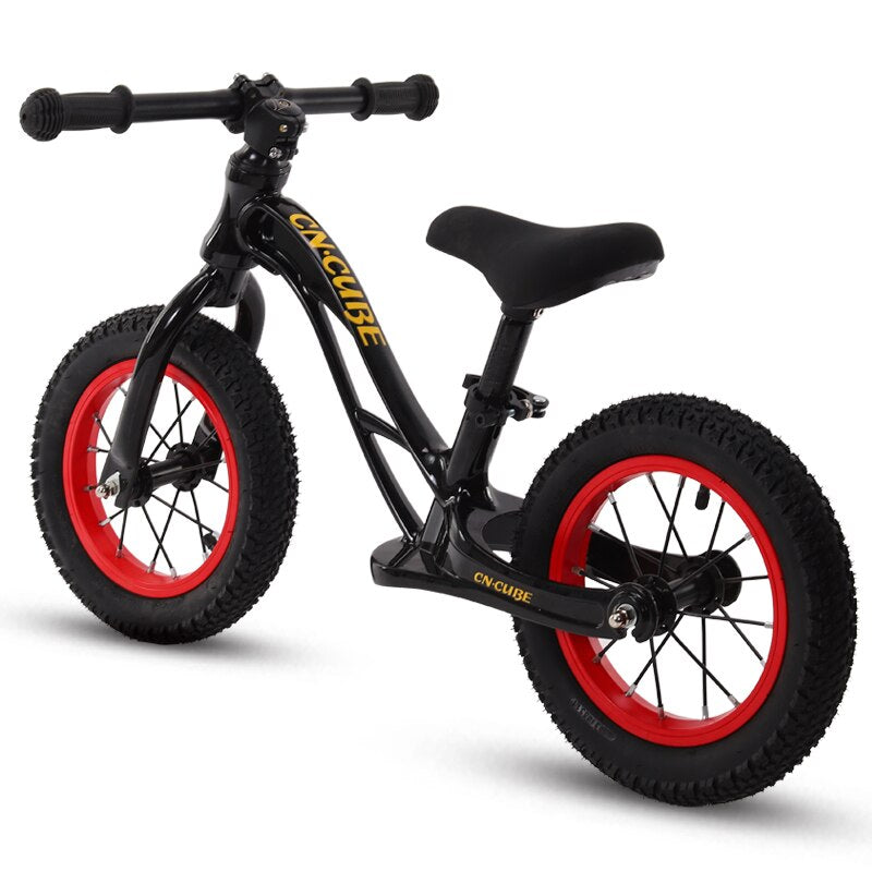 Pedal-Free Scooter, Magnesium Alloy Balanced Scooter and Integrated Frame Are Safer and Lighter, 12 Inch Children'S Scooter