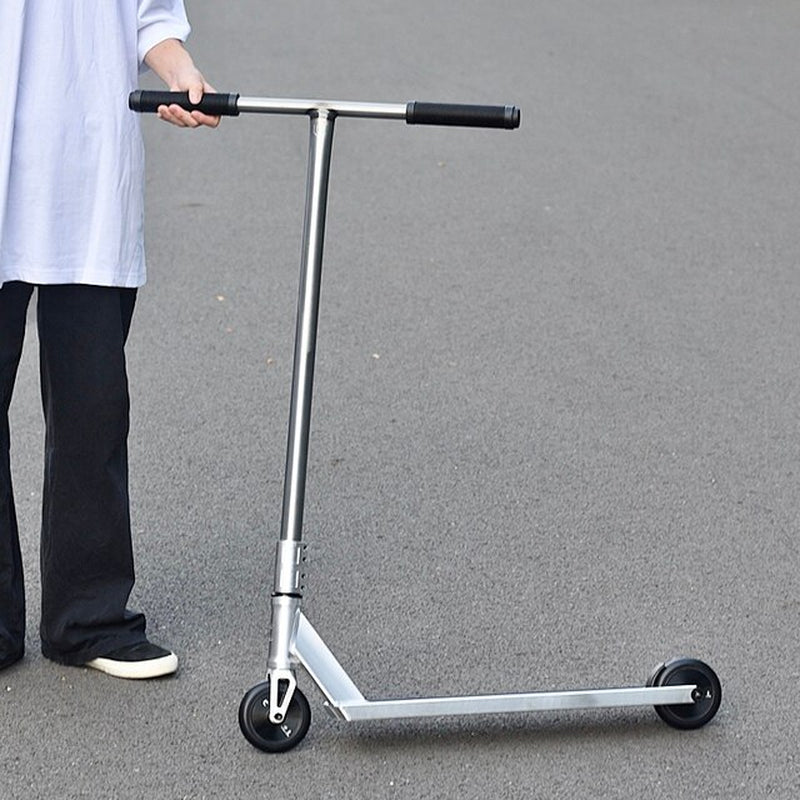 Extreme Sport Stunt Trick Pro Scooters for Adults Assembling Aluminum Competitive for Professional Beginners Black/Silver