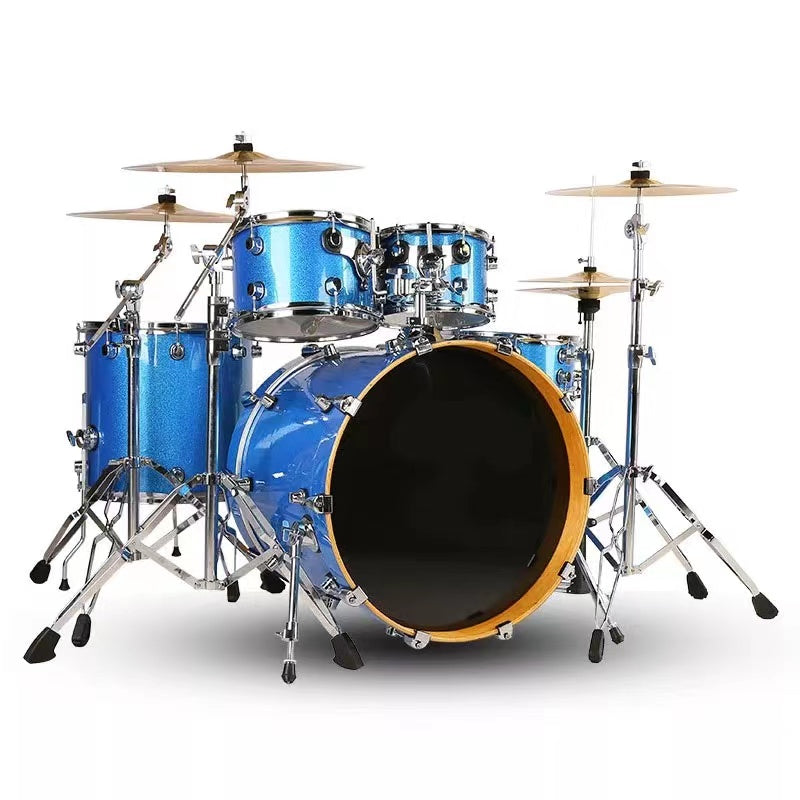 Jazz Drum Set 5 Drums 4 Cymbals