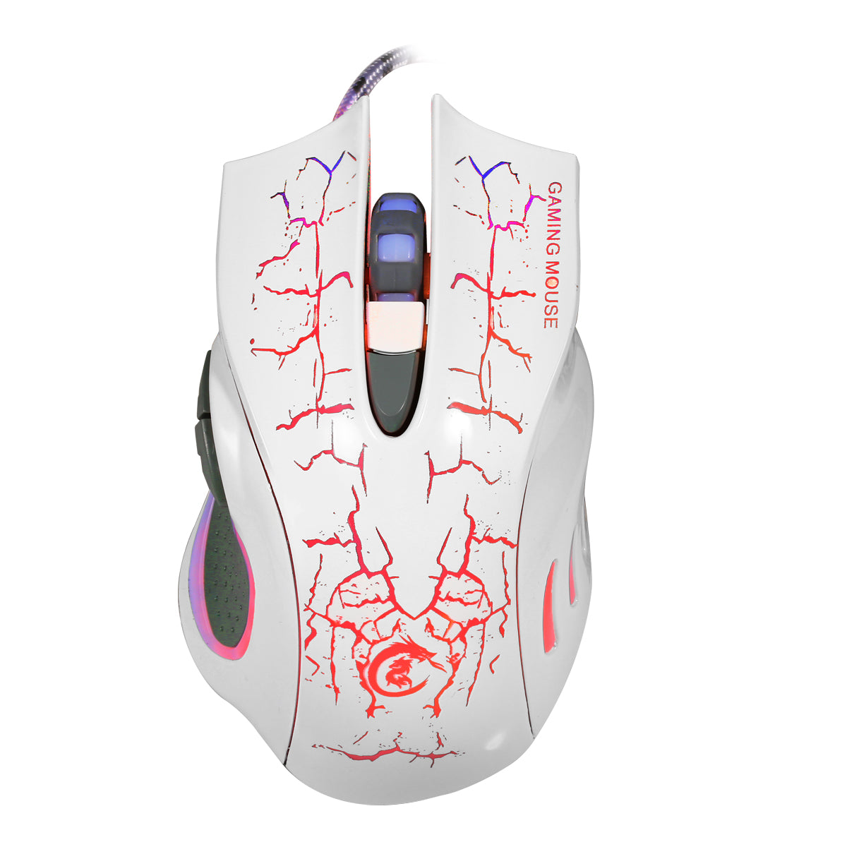 6 Key Colorful Gradient Luminous Wired Mouse