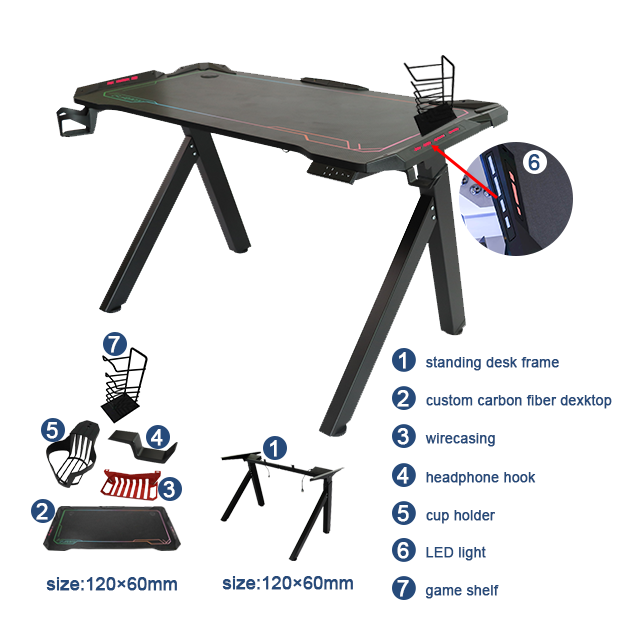 Gaming Computer Desks With Metal Frame