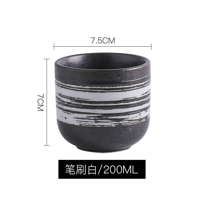 Japanese Style Pottery Clay Tea Cups