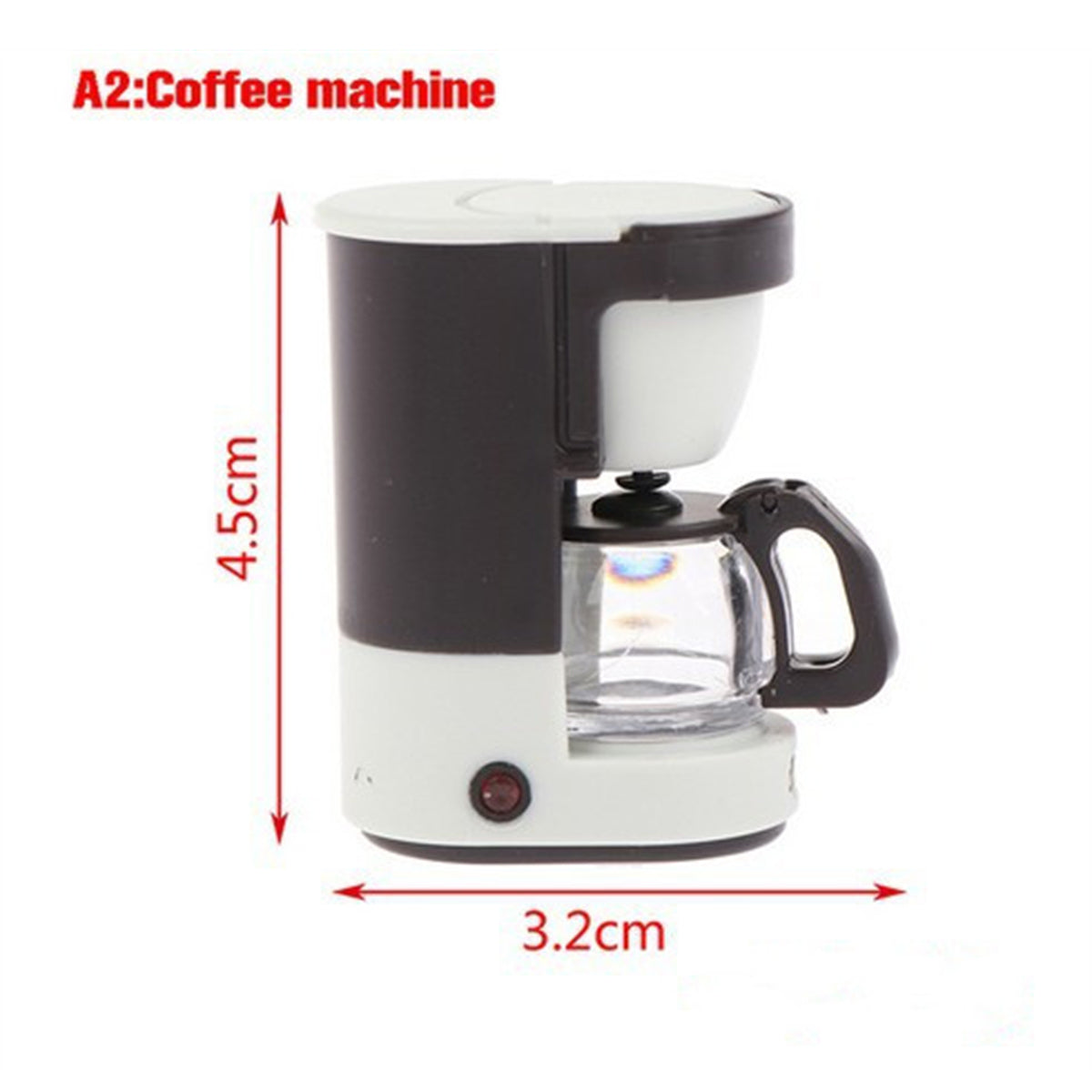 1:12 Scale Miniature Food Coffee Machine Juicer