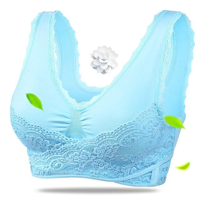 Seamless Push Up Vest Lace Bra