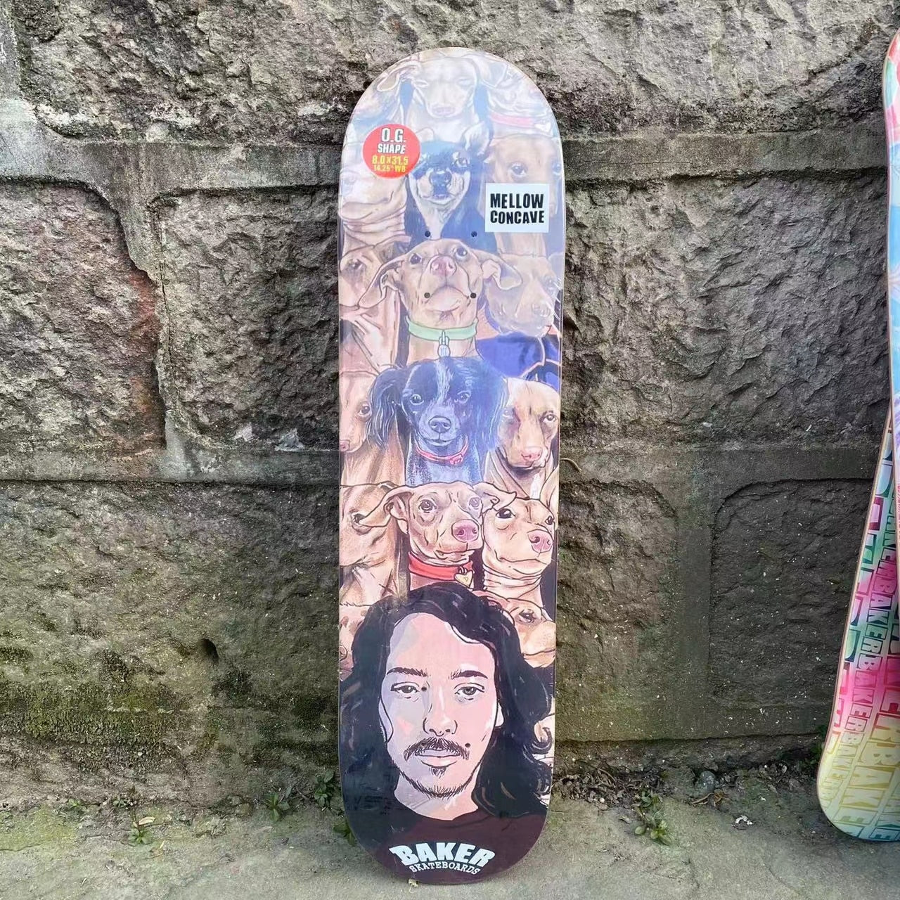 Professional Skateboard Baker Skateboard 8.0 Inch U-Shaped Transverse Skateboard 7-Layer Canada Wood Deck Three-Layer Dyeing Hi
