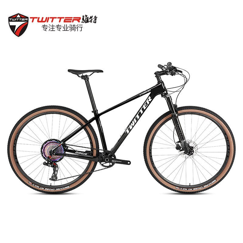 TWITTER Bicycle STORM2.0 Carbon Fiber Cross-Country Mountain Bike Rs-13Speed 27.5/29Inch Disc Brake Mountain Bike Twitterbicicl