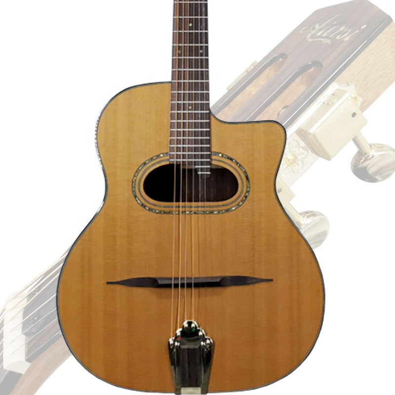 Cutaway High-End Acoustic Gypsy Jazz Guitar
