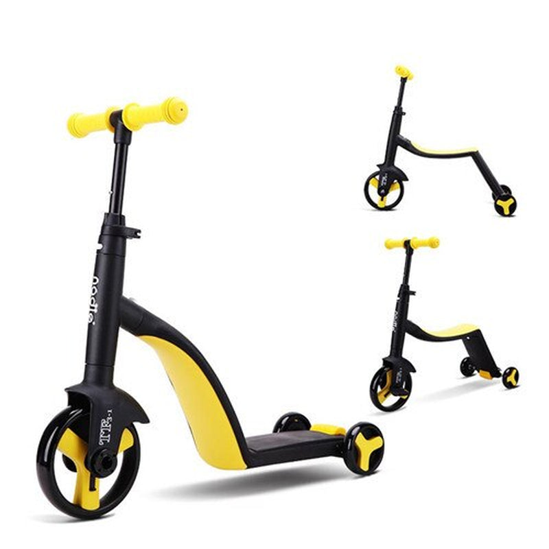 Children Scooter Tricycle Baby 3 in 1 Balance Bike Ride on Toys for 2-5Years Old Children for Learning Walk Scooter Toys for Kid