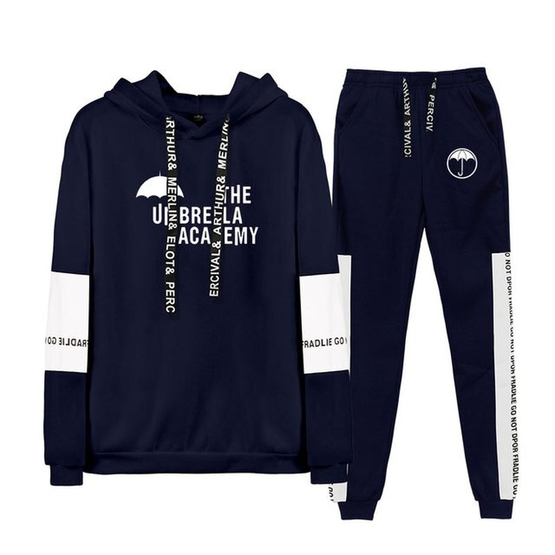 The Umbrella Academy Two Piece Set Women Hoodies+Long Pants Pullover Unisex Harajuku Suit Men Hooded Sweatshirt Tracksuit