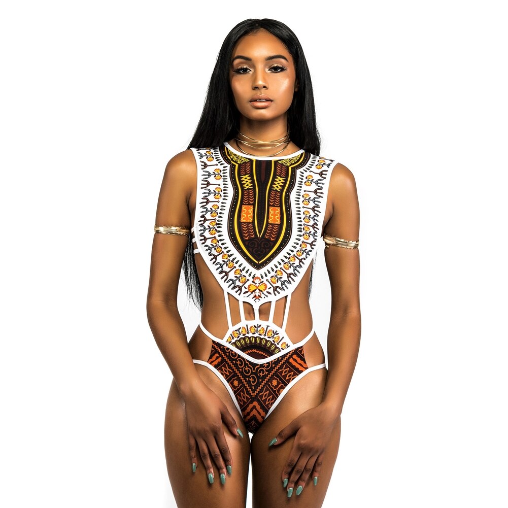 Imani African Print One Piece Swimsuit