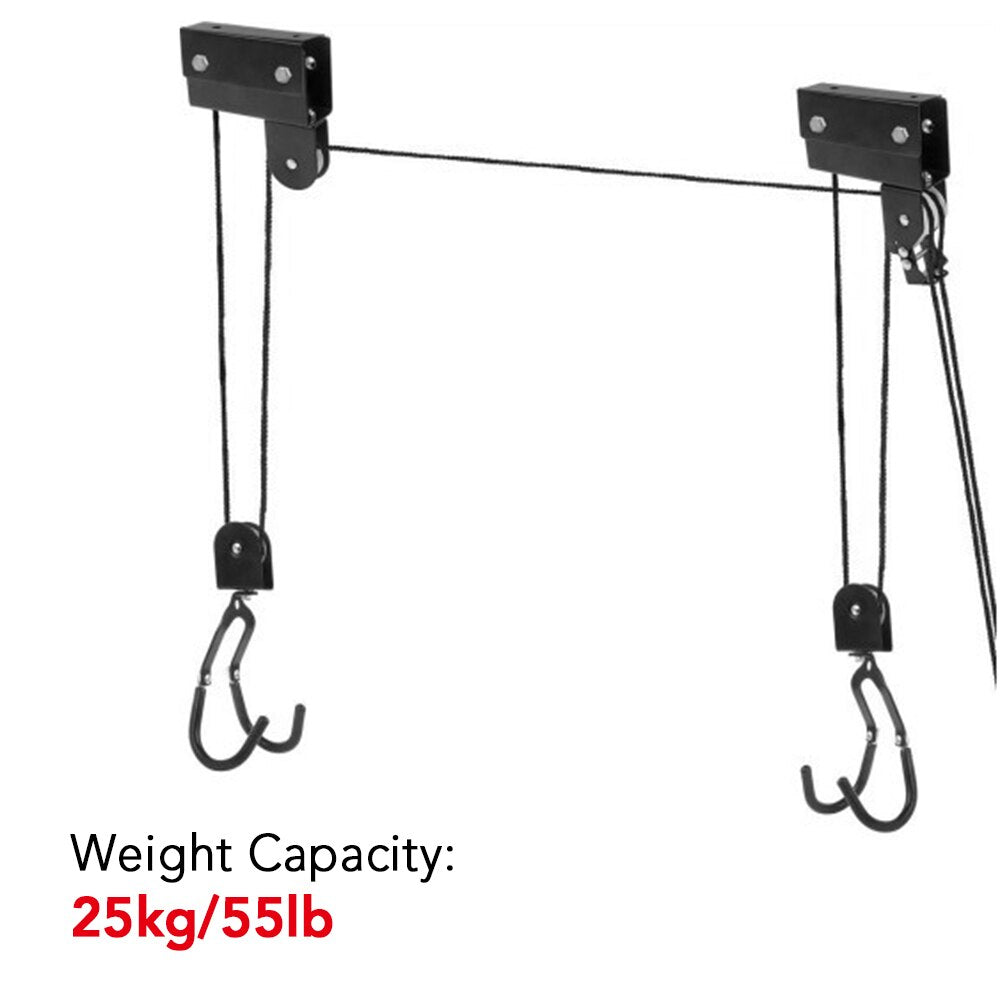 Bicycle Ceiling Lift Cargo Racks Bike Storage Garage Hanger