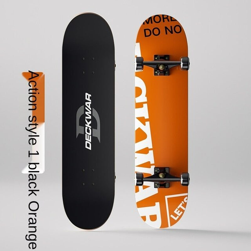 Scooter Four-Wheel Beginner Girls and Boys Adult Youth Children'S Skateboard Short Board Professional Board Twin Tips Skateboard