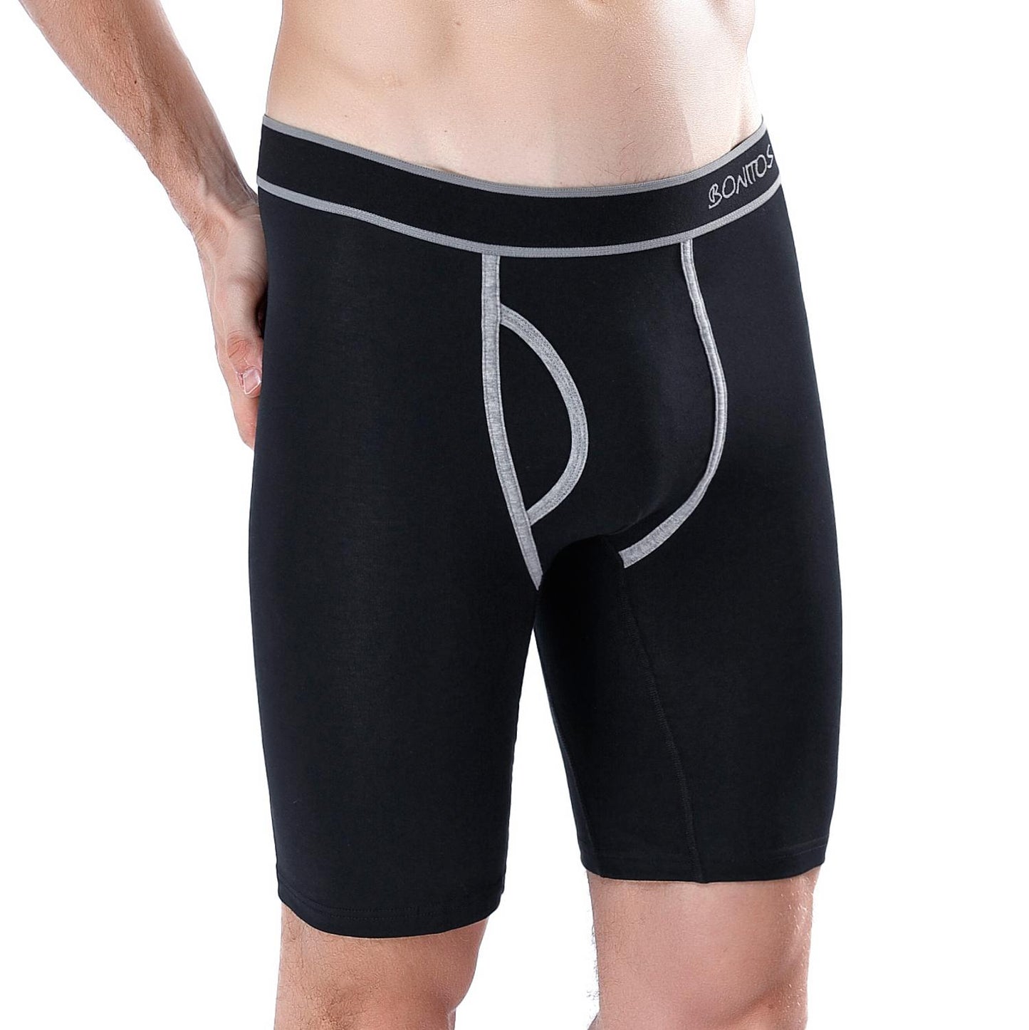Comfortable Natural Cotton Long Boxer Shorts