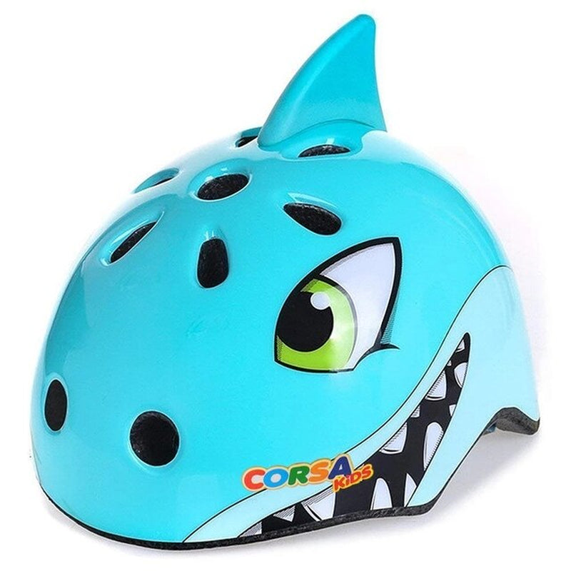 3-8 Years Children Bicycle Helmets Bike Cycling Riding Roller Long Skates Board Kids Animal Cartoon Dinosaur Shark Fox Cute Bear