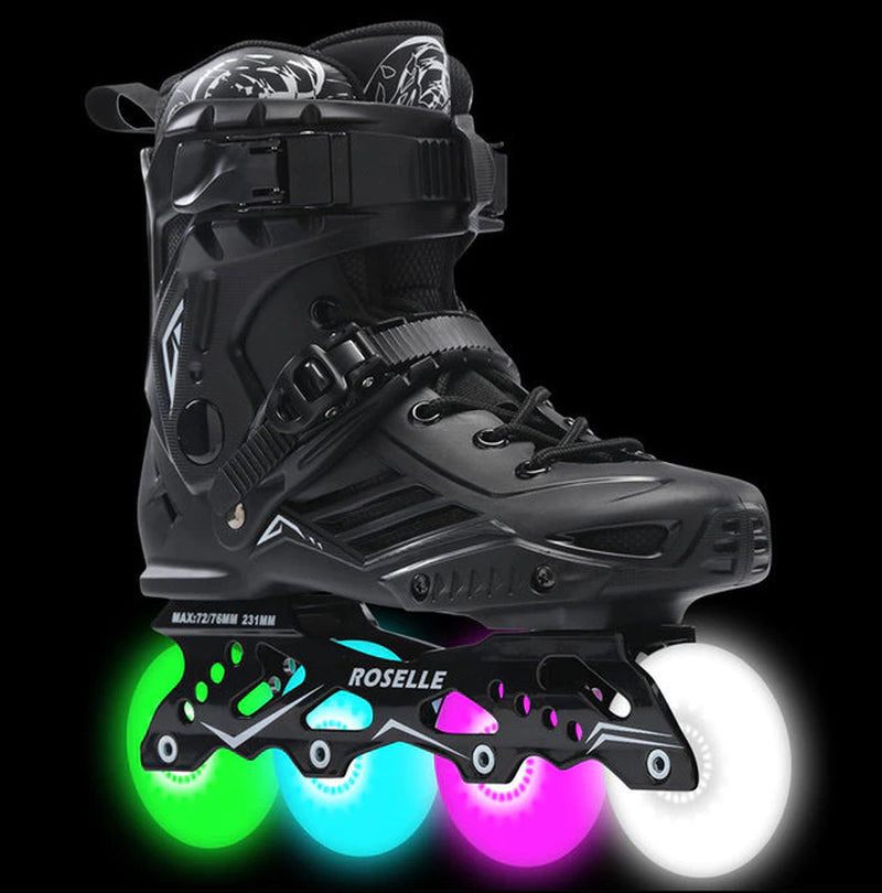 Professional Roller Skates Adult Roller Skates Full Set of Inline Skates Beginner Men and Women Roller Skating Shoes for Unisex