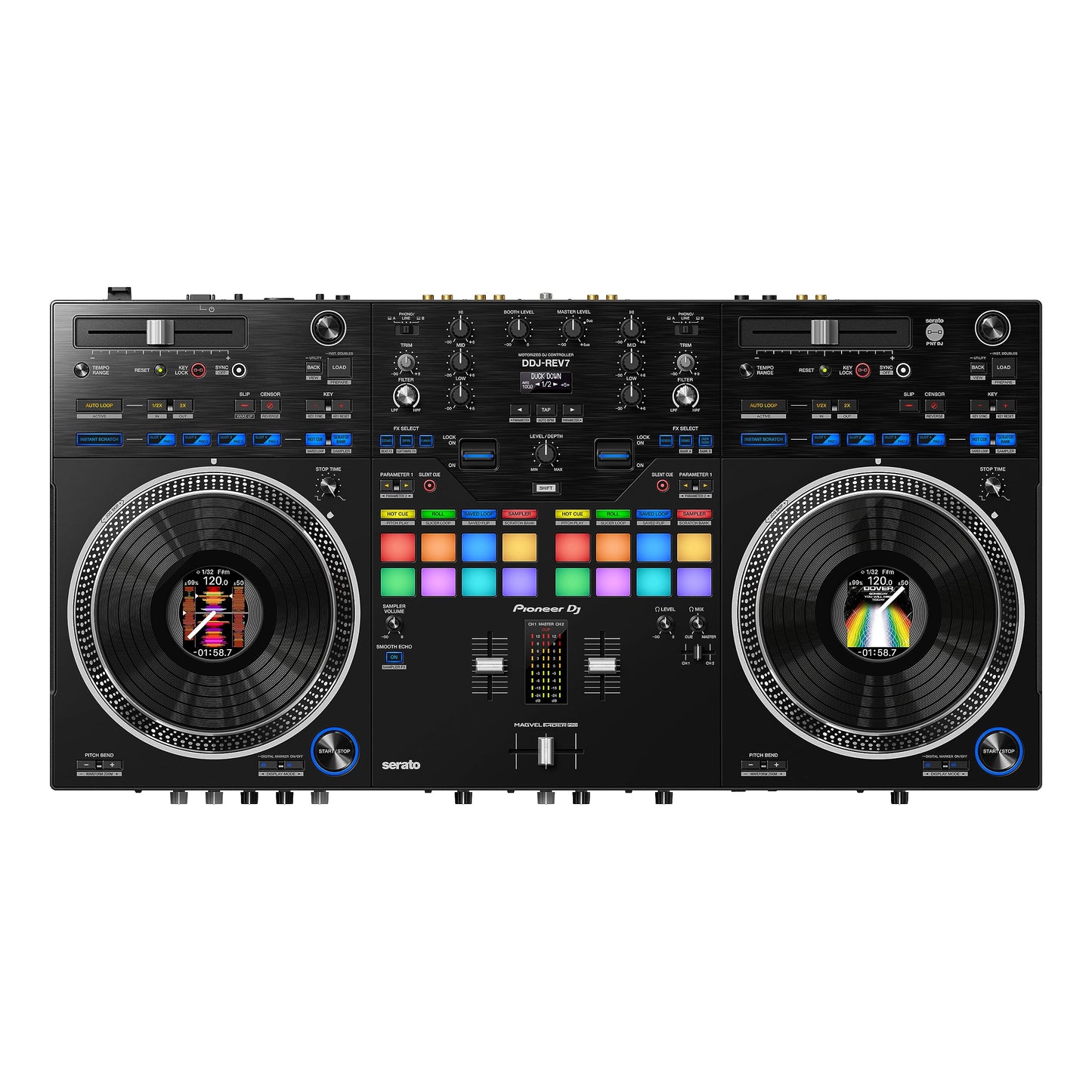 Pioneer DJ DDJ-REV7 2-Deck Serato DJ Controller