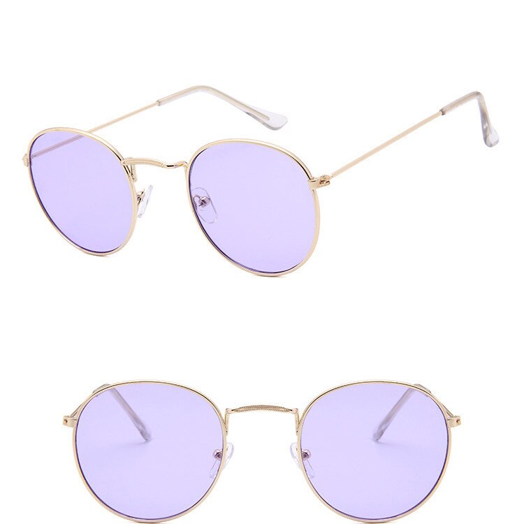 Retro Classic Semi-Rimless Polarized UV400 Sunglasses