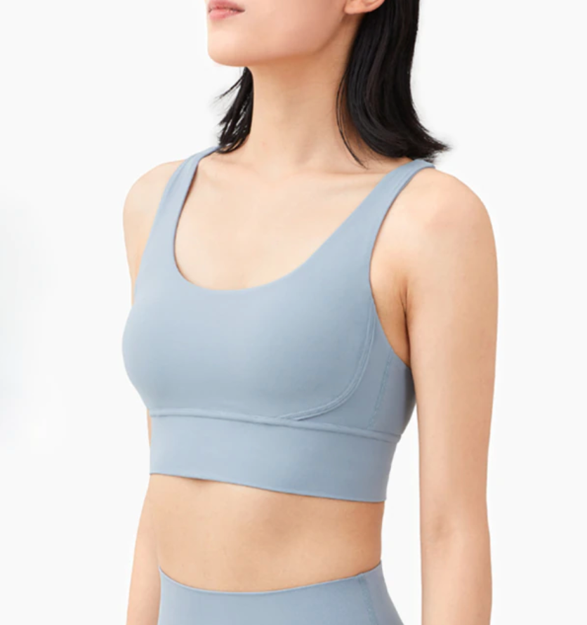 Vnazvnasi 2020 New Fabric Nylon Breathable Women Yoga Tops Bra Solid Color And Sexy Sports Wear Outdoor Exercise Clothes
