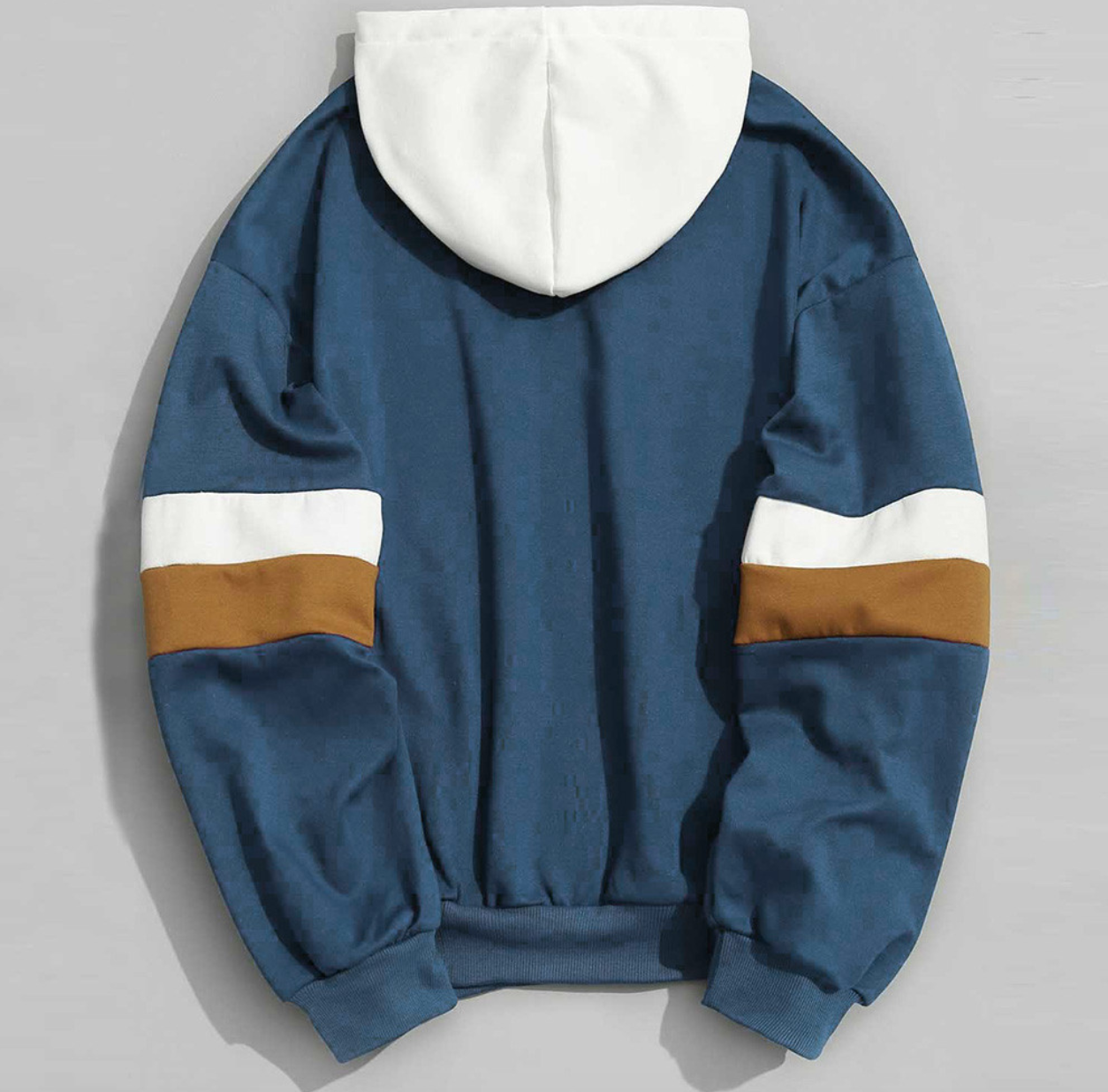 Unisex Plain Striped Sweatshirt Hoodie