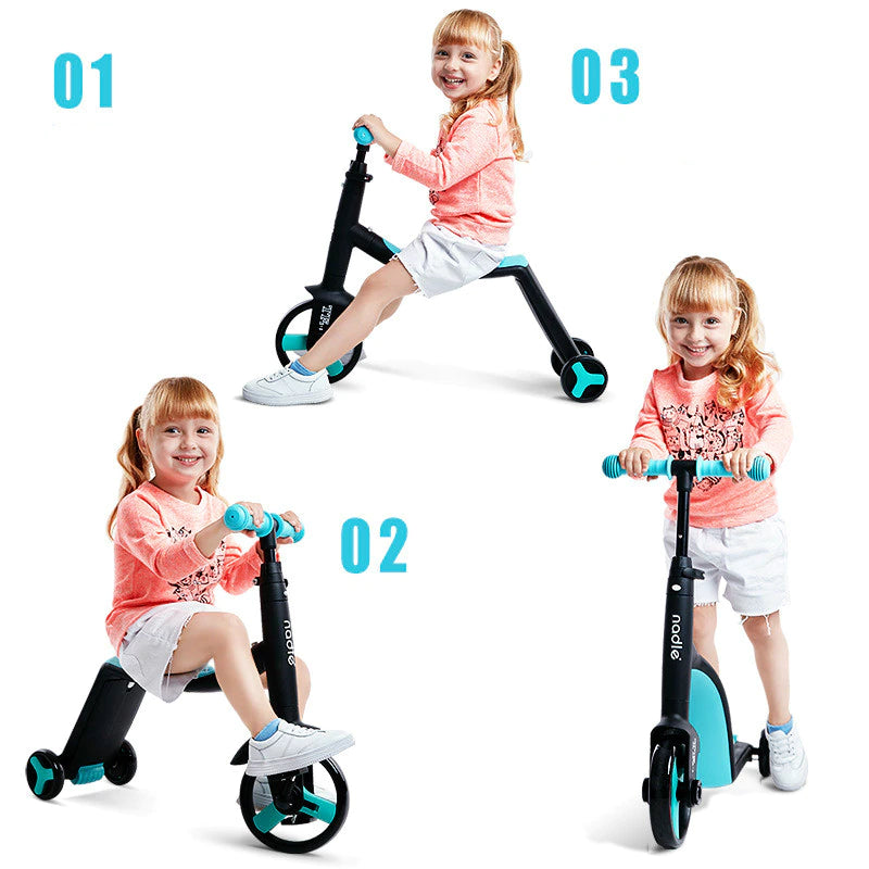 Children Scooter Tricycle Baby 3 in 1 Balance Bike Ride on Toys