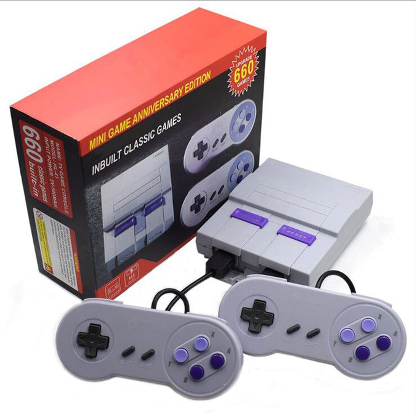 Retro Super Classic Game Mini TV 8 Bit Family TV Video Game Console Built-In 660 Games Handheld Gaming Player Boy Birthday Gift