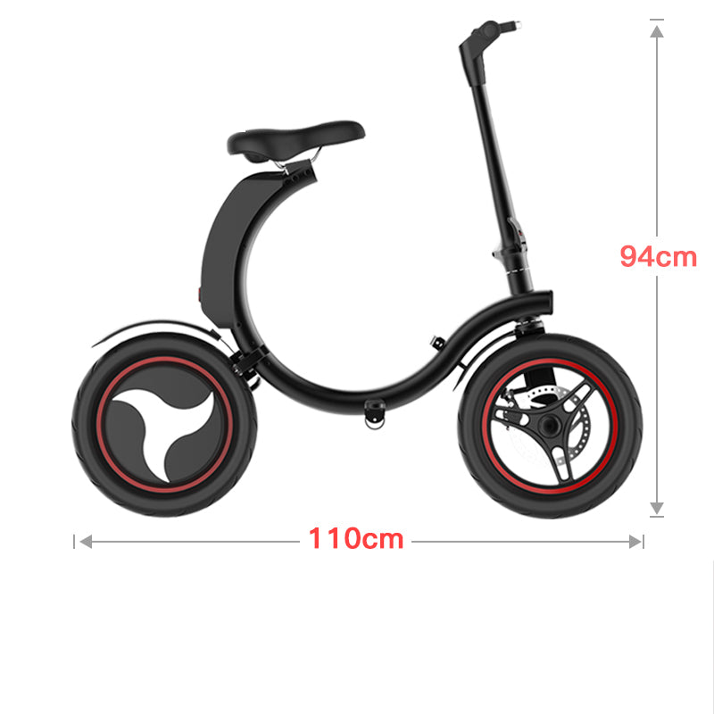 Electric Scooter to Work on Behalf of the Artifact Portable Mini Adult Female Small Folding Generation Driving Battery Bicycle