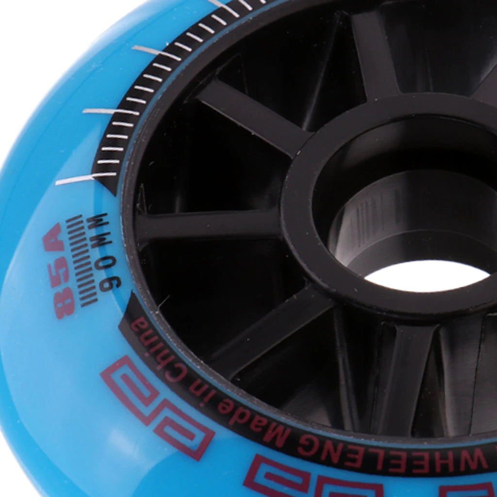 3 Colors High Elastic Inline Skate Wheels Outdoor Speed Skating Scooter Wheels 90/100/110Mm