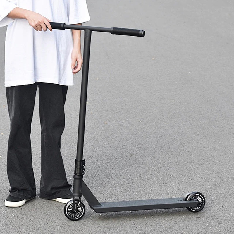 Extreme Sport Stunt Trick Pro Scooters for Adults Assembling Aluminum Competitive for Professional Beginners Black/Silver