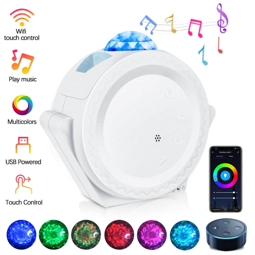 6 Colors LED Light Starry Sky Projector