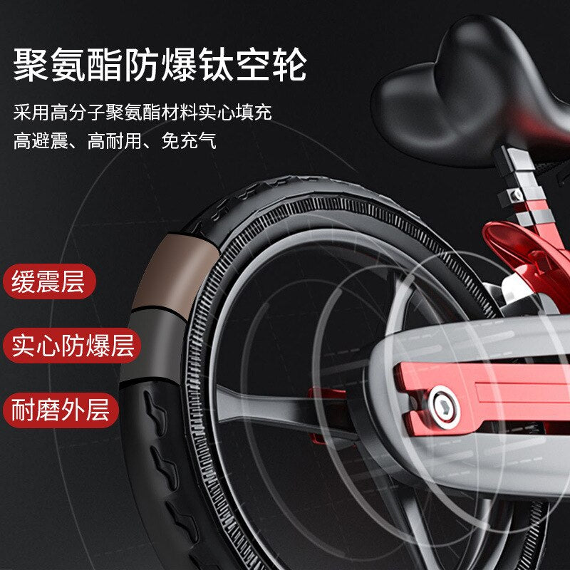 12 14 16 Inch Children Bicycle Magnesium Alloy Smart Scooter Kid Scooter Baby without Pedal Bike