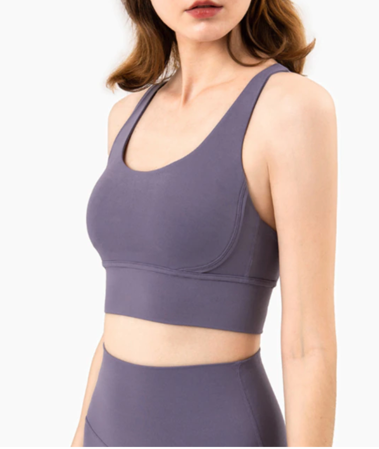 Vnazvnasi 2020 New Fabric Nylon Breathable Women Yoga Tops Bra Solid Color And Sexy Sports Wear Outdoor Exercise Clothes