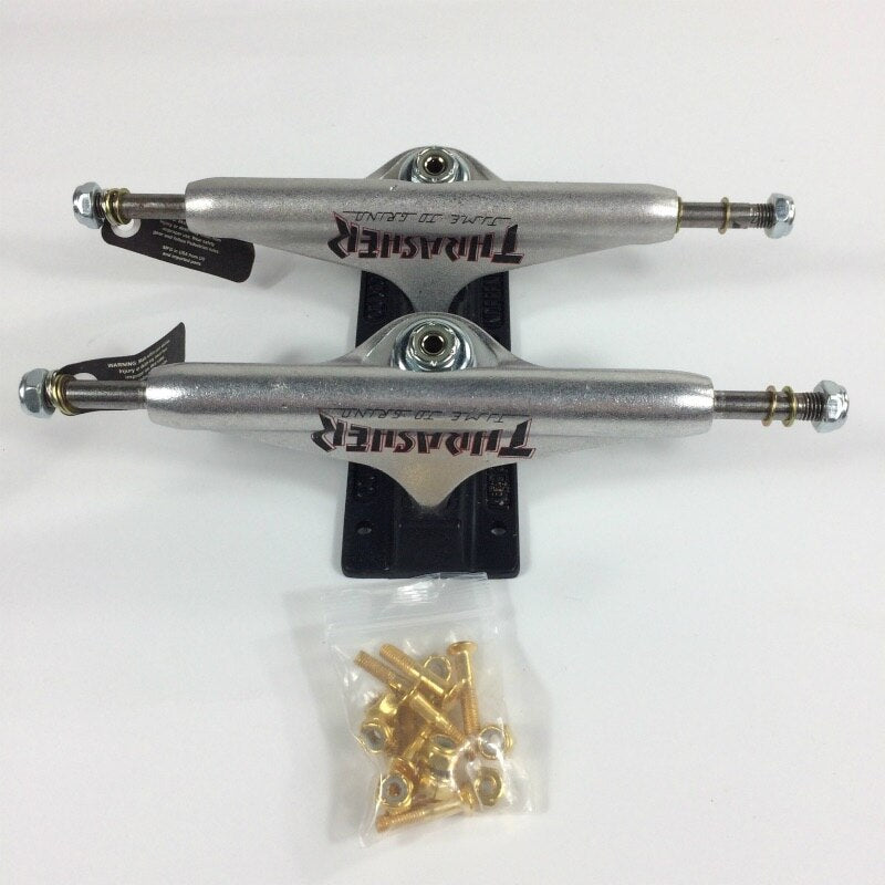 Skateboard Truck 149Mm Size Hollow One Pair High-Grade Metal Bearing Screw Trucks 5.5 Inch