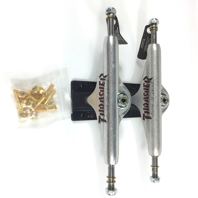 Skateboard Truck 149Mm Size Hollow One Pair High-Grade Metal Bearing Screw Trucks 5.5 Inch