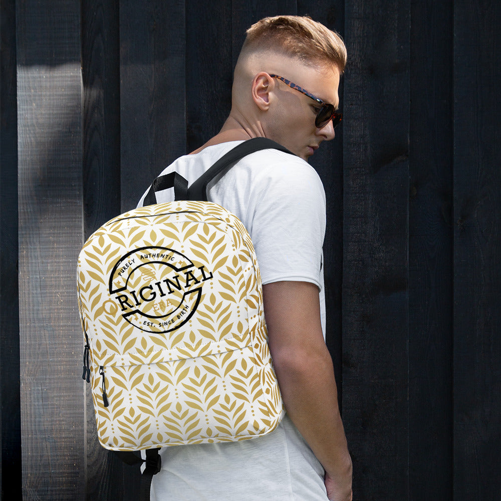 Original Era Accent Gold Pattern Backpack