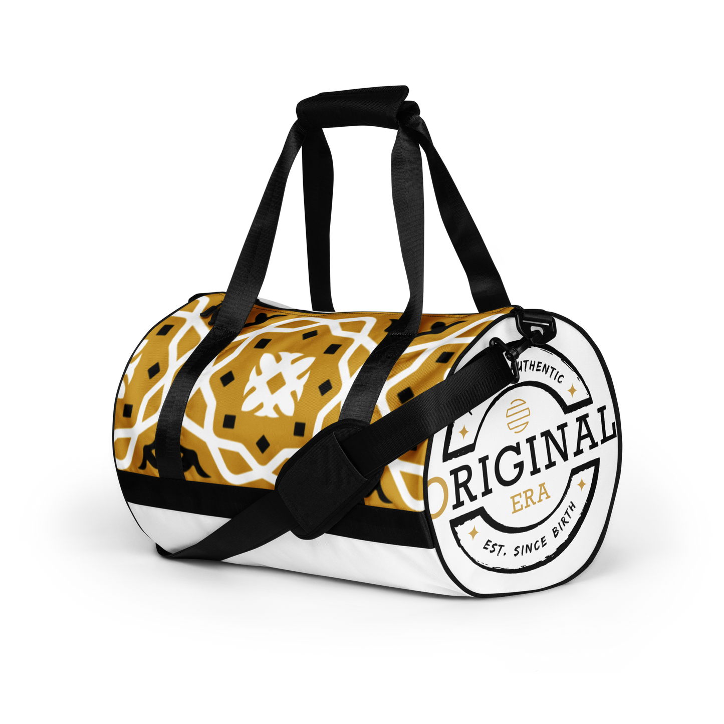 Original Era Accent Gold Pattern Gym bag