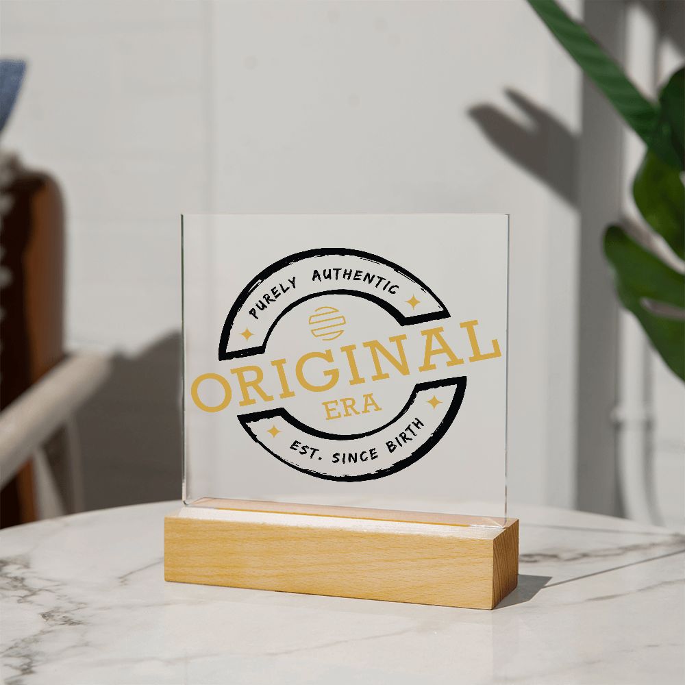 Original Era Square Acrylic Plaque