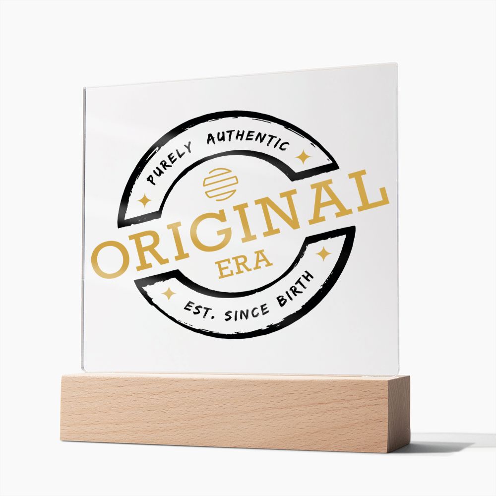 Original Era Square Acrylic Plaque