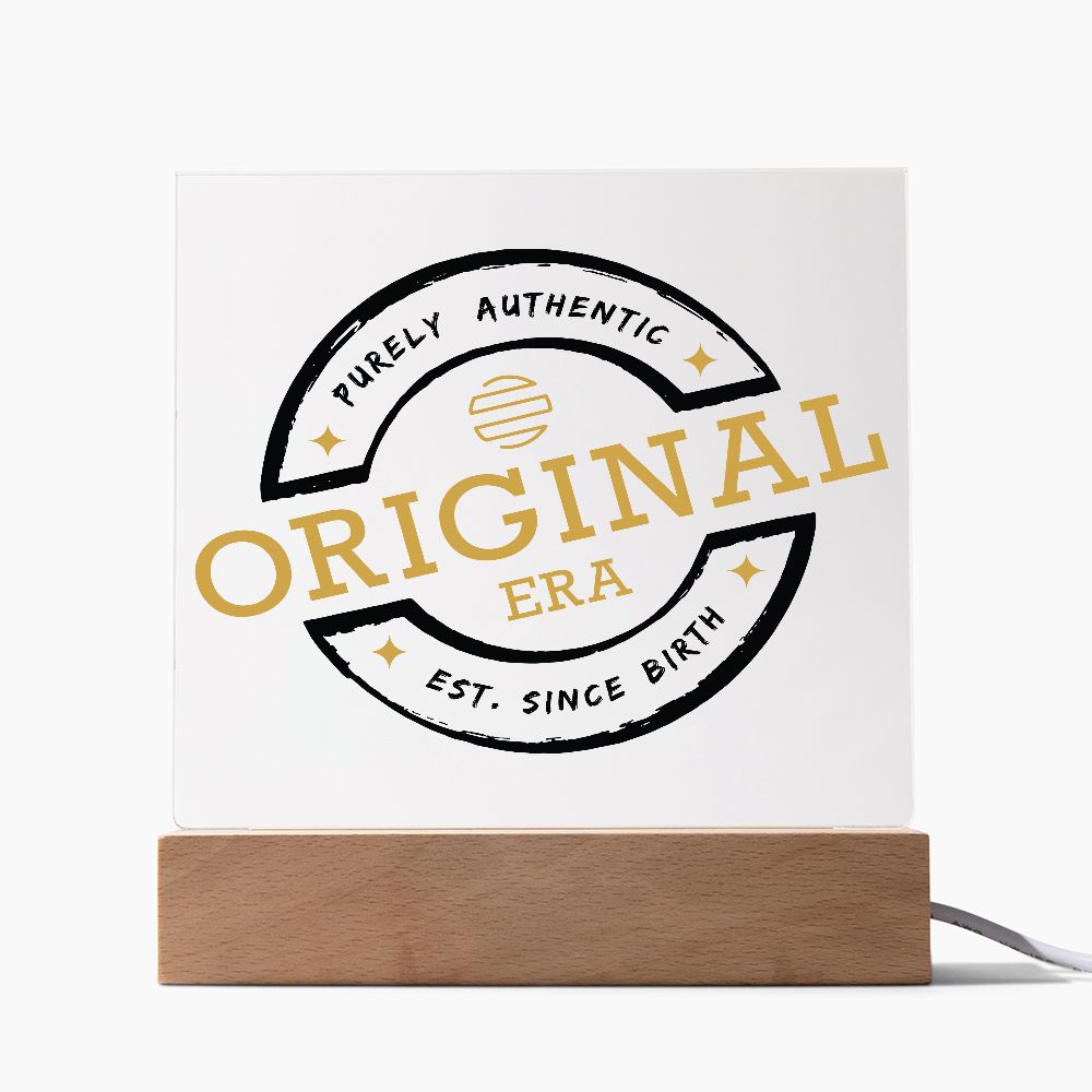 Original Era Square Acrylic Plaque