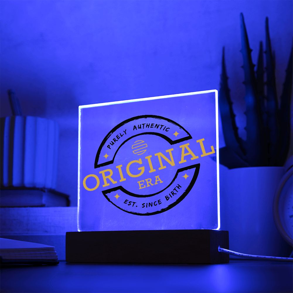 Original Era Square Acrylic Plaque