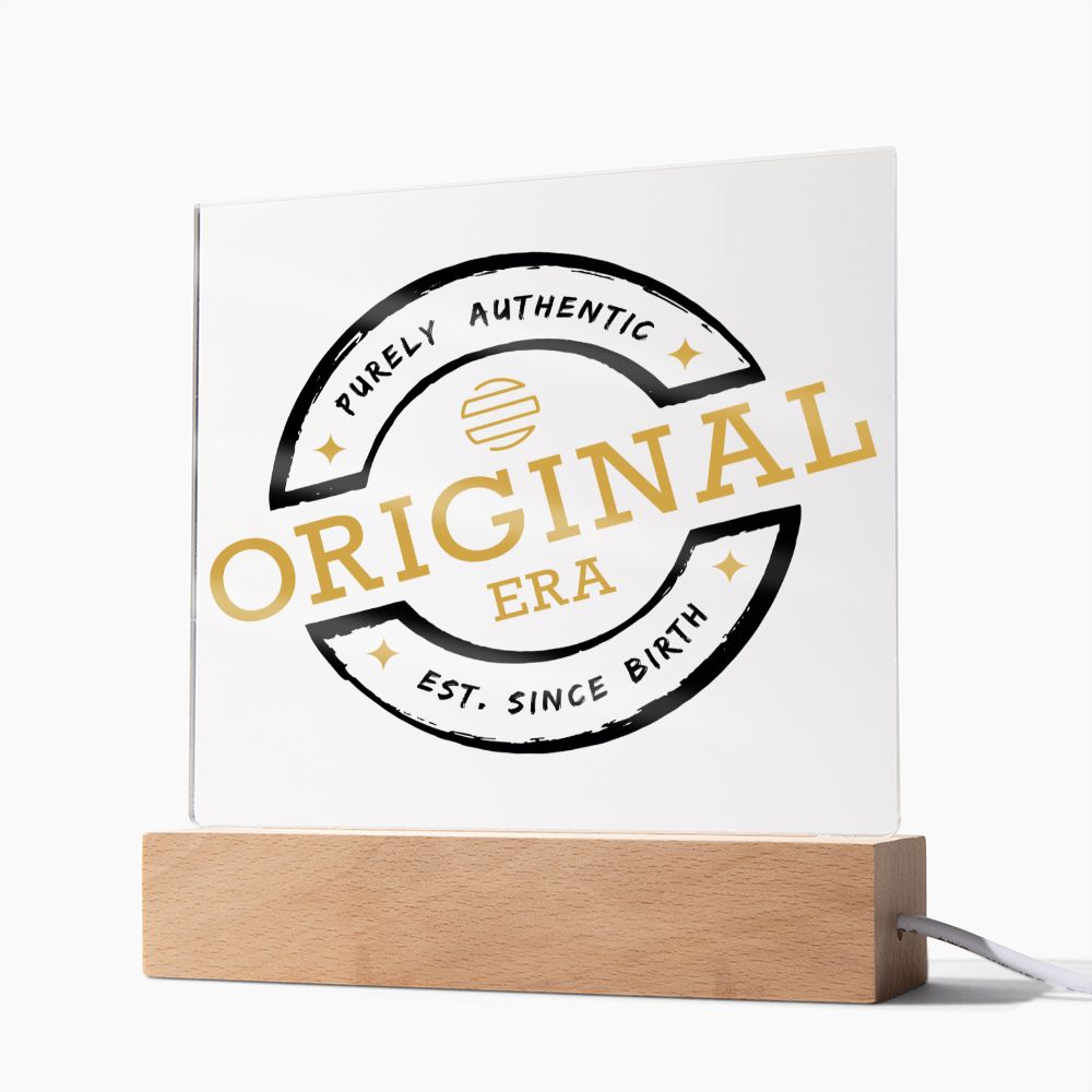 Original Era Square Acrylic Plaque