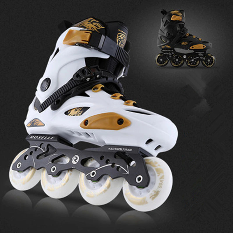 Roller Skates Adult Male and Female College Students Beginners Inline Roller Skates Adult Fancy Shoes Roller Skates Skates