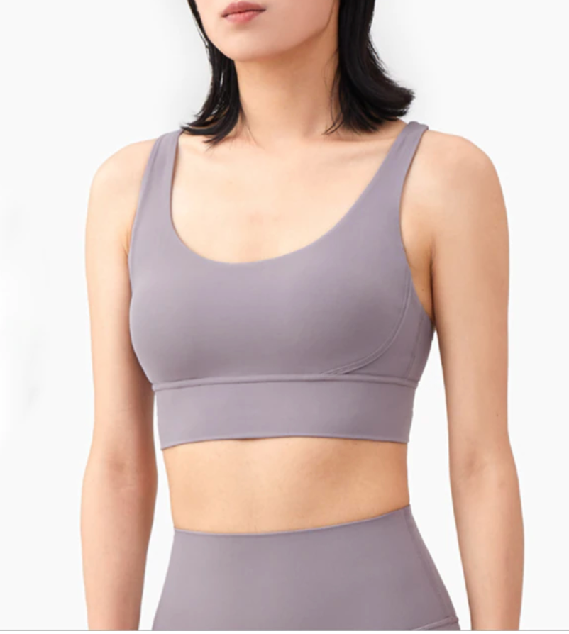 Vnazvnasi 2020 New Fabric Nylon Breathable Women Yoga Tops Bra Solid Color And Sexy Sports Wear Outdoor Exercise Clothes