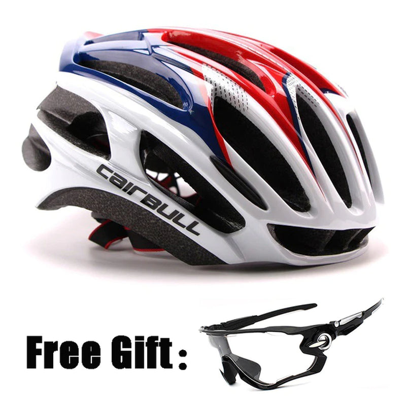 CAIRBULL Bicycle Helmet Road MTB Bike Ultralight Riding Helmet One-Piece Design Mountain Bike Riding Helmet