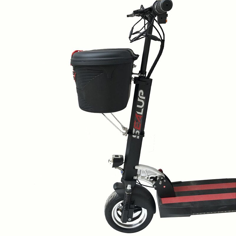 Electric Scooter Front Basket Rear Basket Foldable Electric Scooter Rear Waterproof Plastic Basket Storage Basket