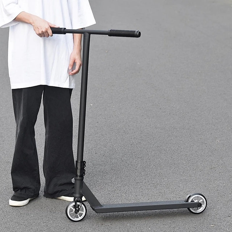 Extreme Sport Stunt Trick Pro Scooters for Adults Assembling Aluminum Competitive for Professional Beginners Black/Silver