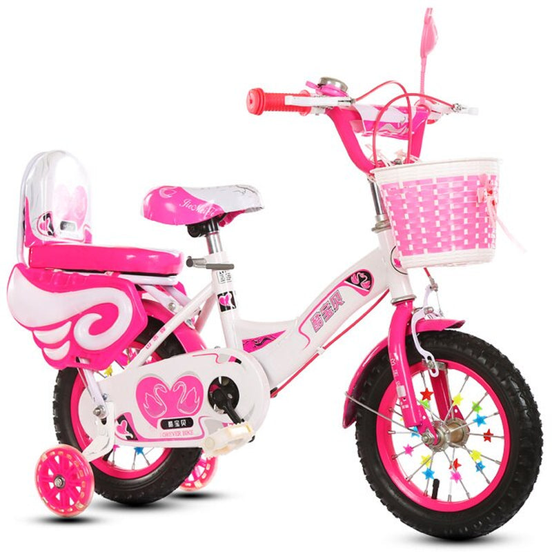 Children Bike Kids Tricycle Bike Quad Balance Kid Ride Bike for 2-13 Years Old with Assist Wheel for Safe