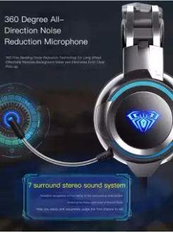 Wired Virtual Surround Bass Gaming Headphone