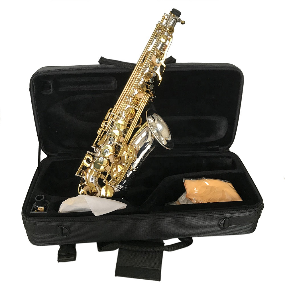 High Quality Brass Silver Alto Saxophone